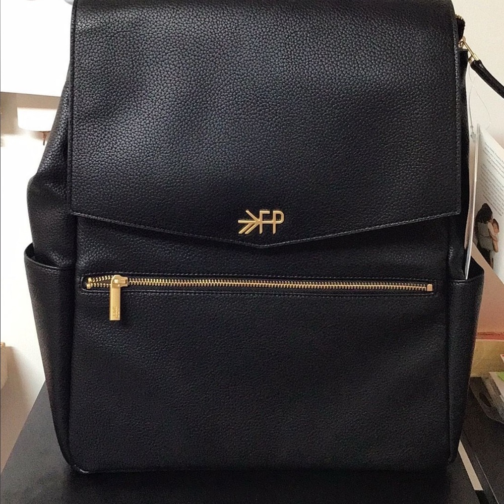 Freshly Picked Black Classic Diaper Bag